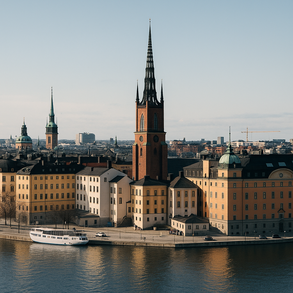 Swedish City Skyline